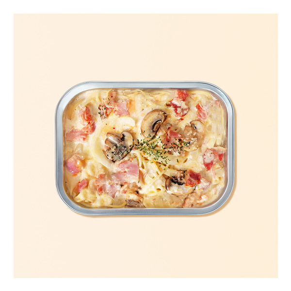 Bacon & Mushroom Cream Pasta